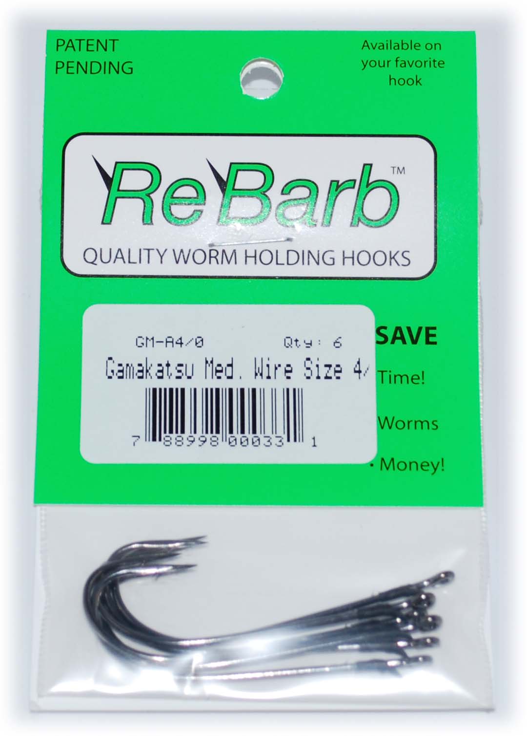 ReBarb - Gamakatsu Medium Wire Size 4/0 - Welcome to Tight Lipped